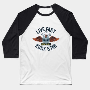 Born to be a Rock Star Baseball T-Shirt